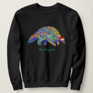 Sweatshirt Pangolin Festif En danger Droits des animaux color