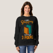 Sweatshirt Panier Citations Shopper Blagues 4 (Devant entier)