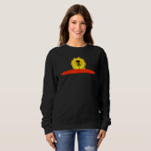Sweatshirt Panier De Golf Disque Silhouetté Avec Paramètre So (Devant entier)
