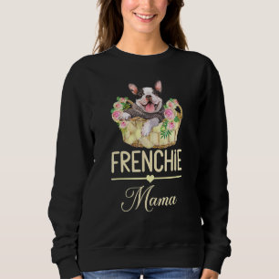 Sweatshirt Panier Floral Frenchie Mama Chien Maman French Bul