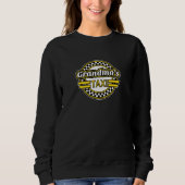 Sweatshirt Panneau de taxi de grand-mère (Devant)