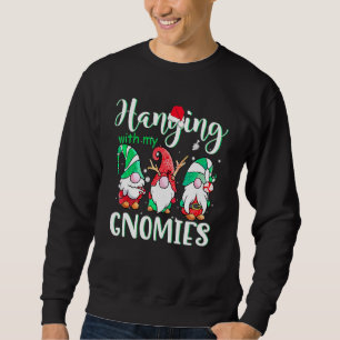 Sweatshirt Panser Avec Mes Gnomies Jardin De Noël Gnome Xma
