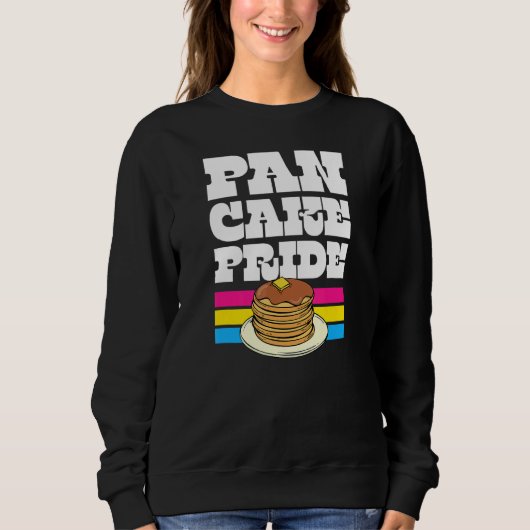 Sweatshirt Pansexual Pancake Pride Pan Cake Pride Pansexual P (Devant)