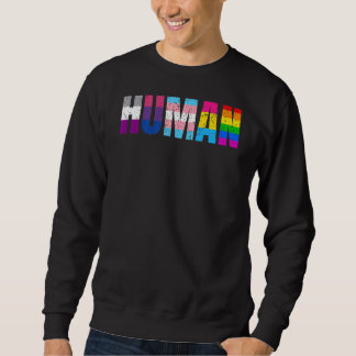 Sweatshirt Pansexuel humain transgenre Queer Lgbtq+ Aimer Equ