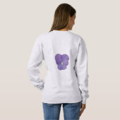 Sweatshirt Pansy long manches (Dos entier)