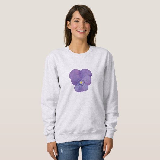 Sweatshirt Pansy long manches (Devant entier)