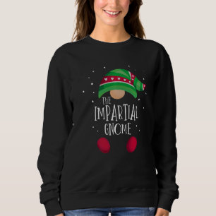 Sweatshirt Pantalon de Noël assorti pour famille de gnome imp
