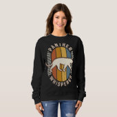 Sweatshirt Panther Whisperer Vintage Classic Retro Animal Lov (Devant entier)