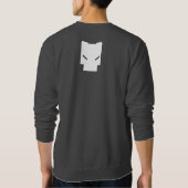 SWEATSHIRT PANTHÈRE MODERNE : D4RK GR3Y SYB3R P|_|NK (Dos)
