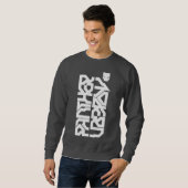 SWEATSHIRT PANTHÈRE MODERNE :  DÉPLOIEMENT VERTICAL - CYBPNK (Devant entier)