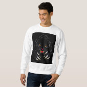 Sweatshirt Panthère noire (Devant entier)