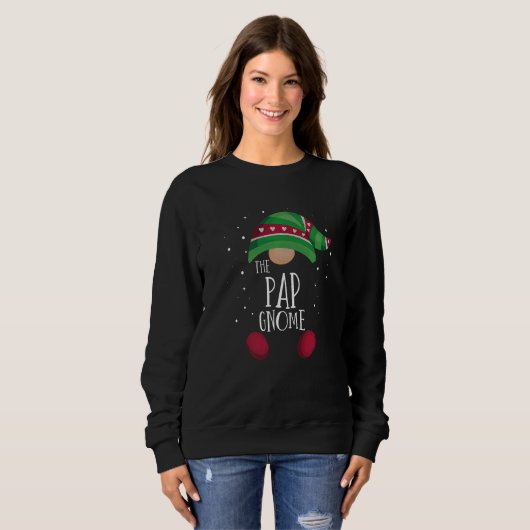 Sweatshirt Pap Gnome Family Matching Christmas Pajamas (Devant entier)
