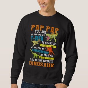 Sweatshirt Pap Papsaurus T Rex Dinosaur Pap Saurus F