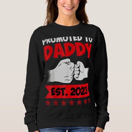 Sweatshirt Papa 2023 Papa sera 2023 (Devant)