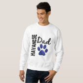 Sweatshirt Papa 2 de Havanese (Devant entier)