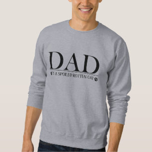Sweatshirt Papa à un chat pourri en lambeaux