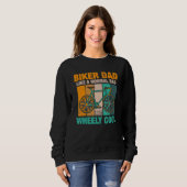 Sweatshirt Papa Biker Comme Un Papa Normal Mais Peu Cool 8 (Devant entier)
