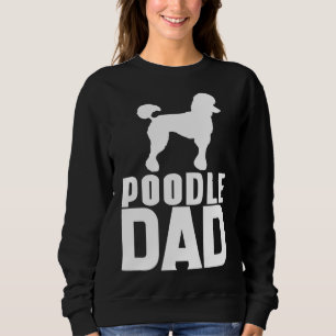 Sweatshirt Papa blanc caniche