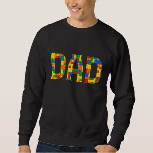 Sweatshirt Papa Brick Builder Blocs Maître Builder Pères D