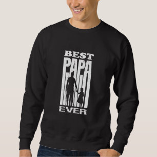 Sweatshirt Papa Cadeau fête des pères De Fille Fils Femme Pou