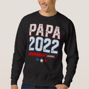 Sweatshirt Papa Chargement 2022 Papa papa Pragnancy Baby Pard