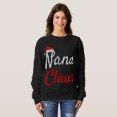 Sweatshirt Papa Claus Bébé Claus Mama Claus Pjs Noël Na (Devant entier)