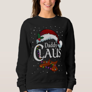 Sweatshirt Papa Claus Famille Correspondance Papa Claus Pajam