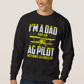 Sweatshirt Papa Crop Duster AG Pilote Appareils d'application