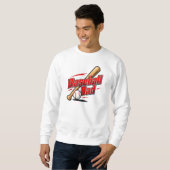 Sweatshirt papa de baseball (Devant entier)