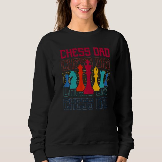 Sweatshirt Papa des échecs (Devant)