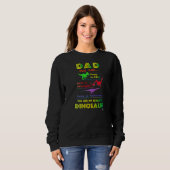 Sweatshirt Papa Dinosaure Favori (Devant entier)