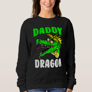 Sweatshirt Papa Dragon aile Créature Incendie Respiration