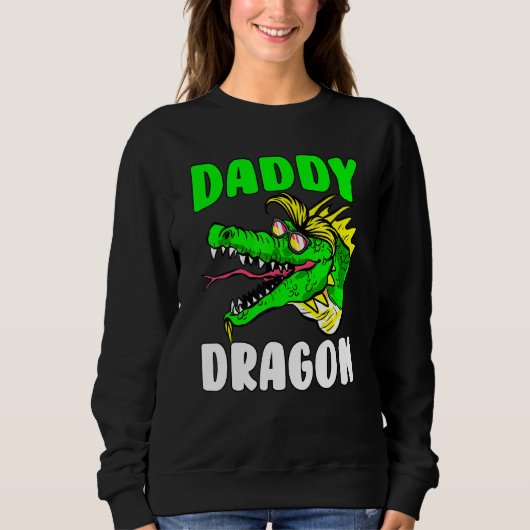 Sweatshirt Papa Dragon aile Créature Incendie Respiration (Devant)