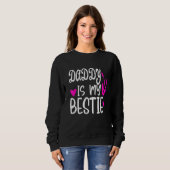 Sweatshirt Papa Est Mon Bestie 7 (Devant entier)