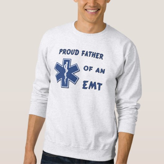 Sweatshirt Papa fier d'un EMT (Devant)