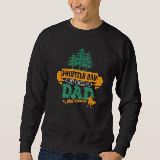 Sweatshirt Papa Forester Lumberjack Profession Convient Pour (Devant)