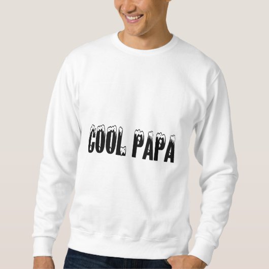 Sweatshirt Papa frais (Devant)