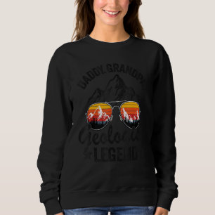 Sweatshirt Papa Grand-père géologue légende géologie Rétro Ho