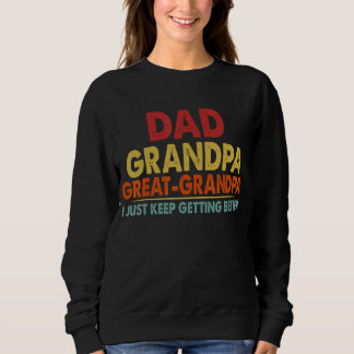 Sweatshirt Papa Grand-Père Grand-Père Des Grands-Enfants