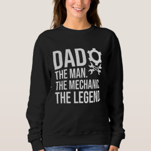 Sweatshirt Papa L'Homme Mécanique Légende Père Papa Voiture G