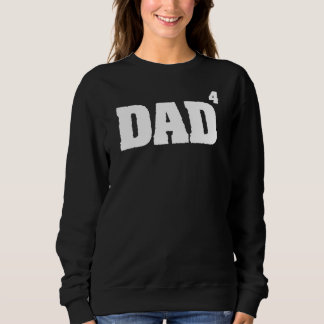 Sweatshirt Papa Mens À La 4E Fête des pères De Puissance Pour