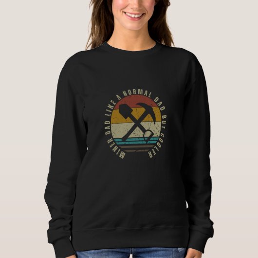 Sweatshirt Papa mineur comme un normal mais plus cool drôle M (Devant)
