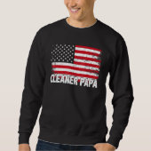 Sweatshirt Papa nettoyant (Devant)