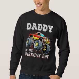 Sweatshirt Papa Of The Birthday Boy Monster Truck Anniversair