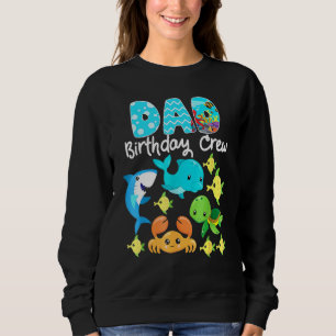 Sweatshirt Papa Of The Sea Aquarium Party Sea Fish Ocean Ani