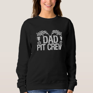Sweatshirt Papa Pit Crew Pour Les Parties De Voiture De Cours