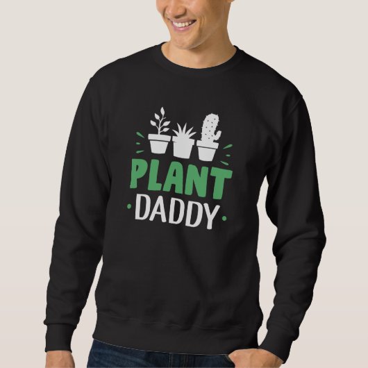 Sweatshirt Papa plante (Devant)