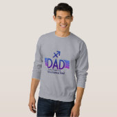Sweatshirt Papa Sagittaire - drôle (Devant entier)