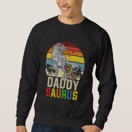 Sweatshirt Papa Saurus (Devant)