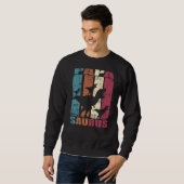 Sweatshirt Papa Saurus Dinosaure Triplet Dino Papa Famille Pa (Devant entier)
